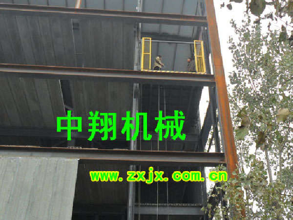 升降高度18.8米液壓升降平臺(tái)安裝完畢！